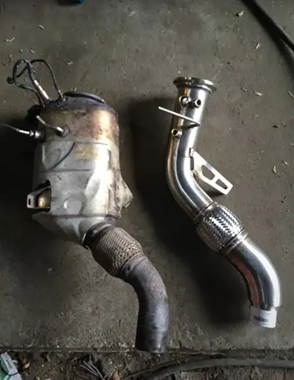 Clogged diesel particulate filter removed from a vehicle – Carkey Masters Nairobi